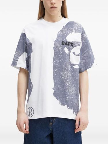 T-shirt Water Print College en coton - A BATHING APE® - Modalova