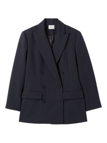 Blazer croisé à fines rayures - Claudie Pierlot - Modalova