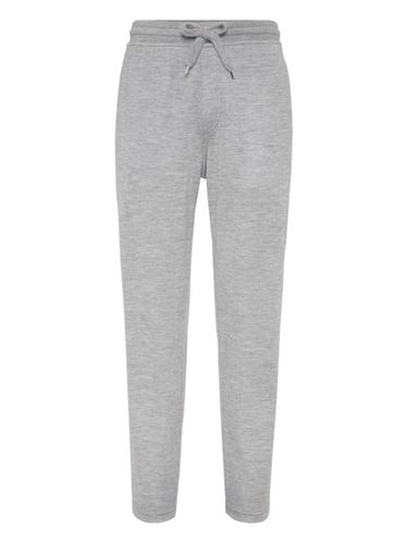 Pantalon de jogging slim à lien de resserrage - Brunello Cucinelli - Modalova