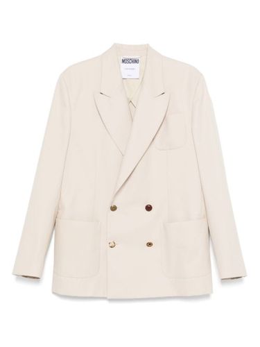 Blazer à boutonnière croisée - Moschino - Modalova
