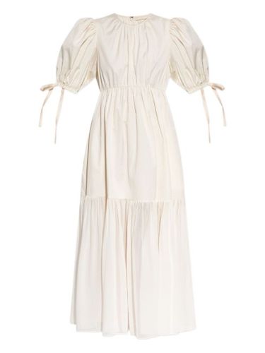 Robe mi-longue à manches bouffantes - Ulla Johnson - Modalova