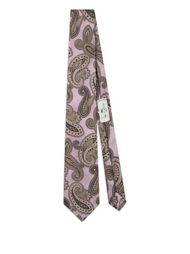Cravate en soie à motif cachemire - ETRO - Modalova