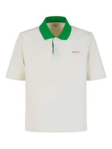 Polo à col contrastant - Marni - Modalova