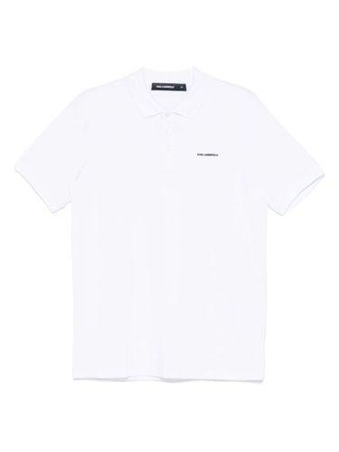 Polo à logo brodé - Karl Lagerfeld - Modalova