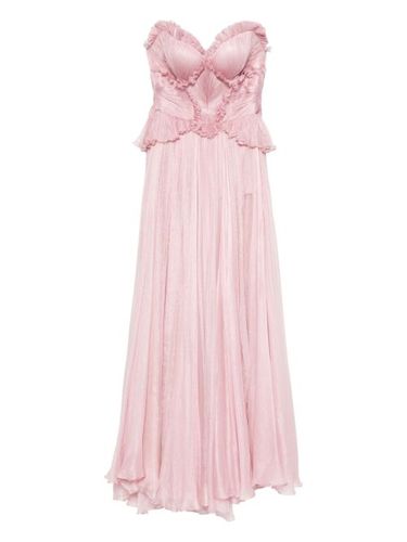 Robe-bustier à volants - Iris Serban - Modalova