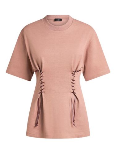 T-shirt à détail de laçage - ETRO - Modalova