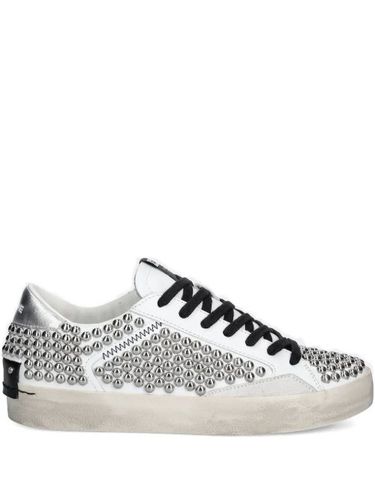 Baskets en cuir à effet usé Distressed - Crime London - Modalova