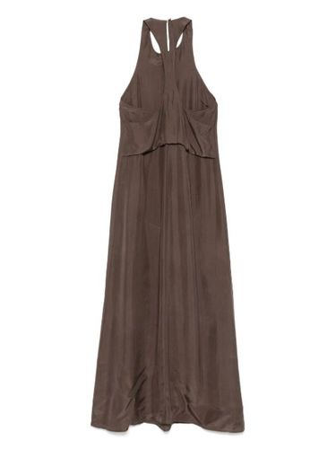 Robe en soie à coupe mi-longue - Alysi - Modalova