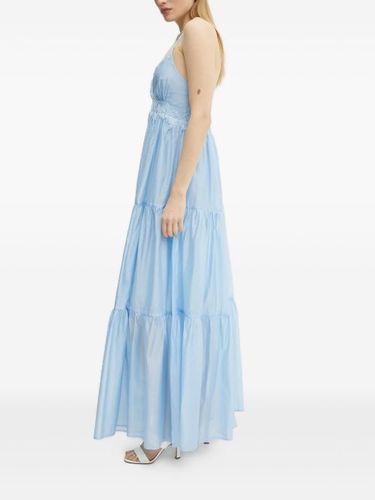 Robe longue à design superposé - Ermanno Scervino - Modalova