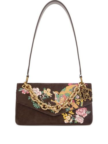 Sac porté épaule à motif brodé - Roberto Cavalli - Modalova