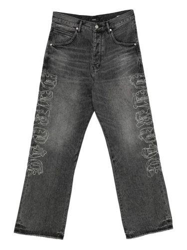 Jean brodé à coupe ample - Purple Brand - Modalova