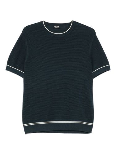 Zegna t-shirt en coton - Bleu - Zegna - Modalova