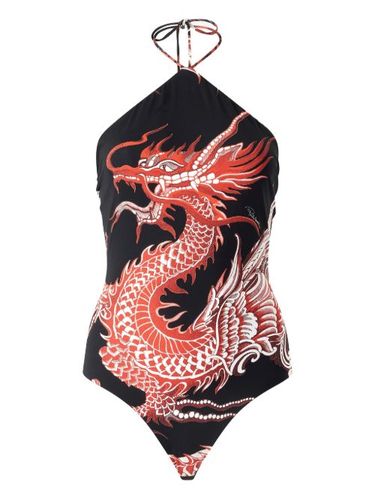 Body imprimé à dos nu - Roberto Cavalli - Modalova