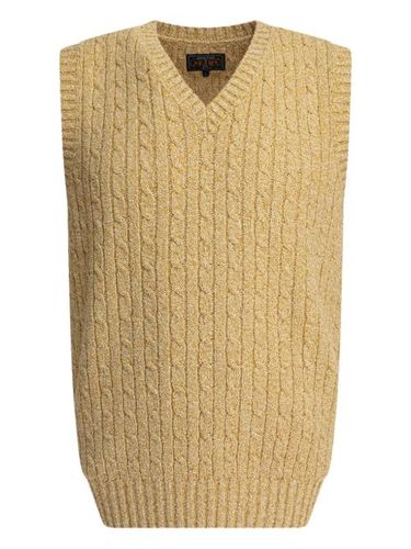 Débardeur en maille torsadée à col v - BEAMS PLUS - Modalova