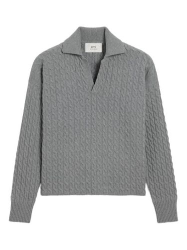 Polo en maille torsadée - AMI Paris - Modalova