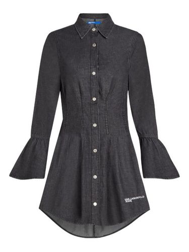 Robe en jeans à manches évasées - Karl Lagerfeld Jeans - Modalova