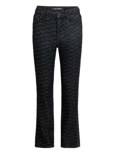 Pantalon droit en jean - Karl Lagerfeld - Modalova