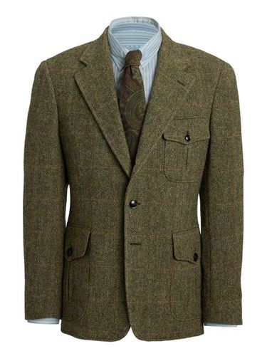 Blazer en cachemire à chevrons - Ralph Lauren RRL - Modalova