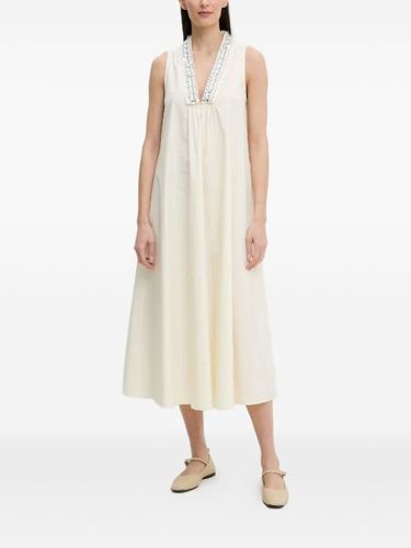 Robe sans manches à ornements en cristal - Isabelle Blanche - Modalova