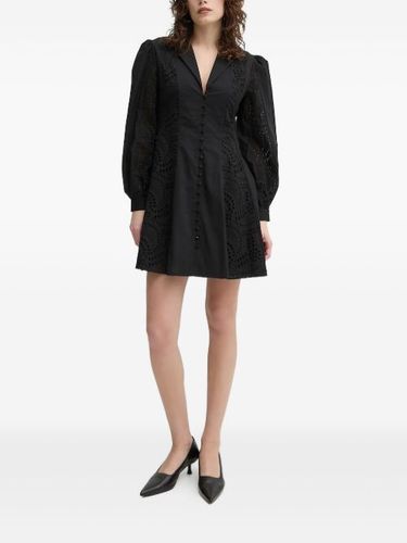 Robe courte à manches bouffantes - Isabelle Blanche - Modalova