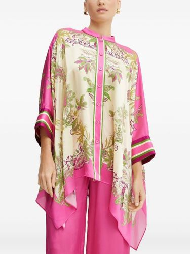 Tunique boutonnée à motif cachemire - LUISA SPAGNOLI - Modalova