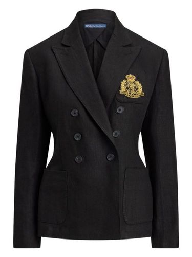 Blazer croisé à logo brodé - Polo Ralph Lauren - Modalova