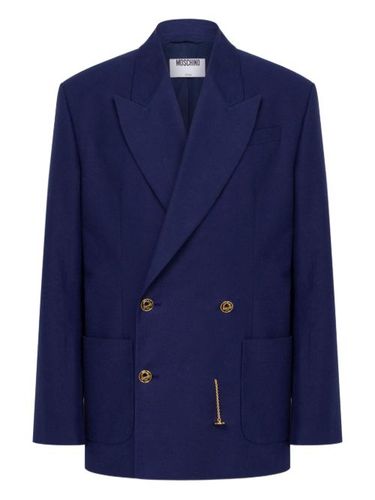 Blazer à boutonnière croisée - Moschino - Modalova