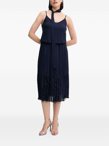 Robe mi-longue à volants - Sandro Ferrone - Modalova