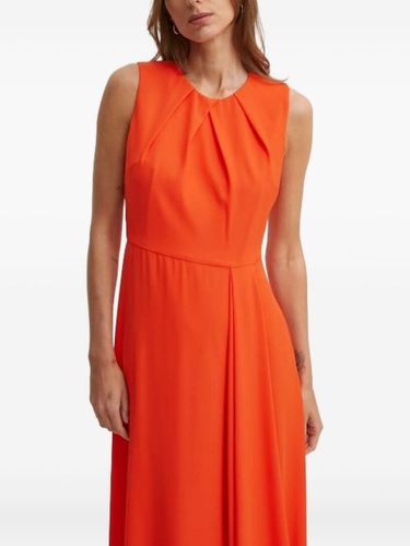 Robe longue plissée à design drapé - Sandro Ferrone - Modalova