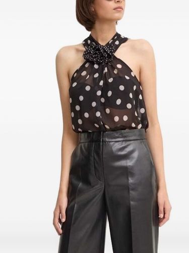 Sandro Ferrone haut à pois - Noir - Sandro Ferrone - Modalova