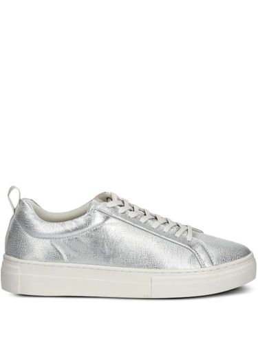 Baskets Zoe en cuir métallisé - VAGABOND - Modalova