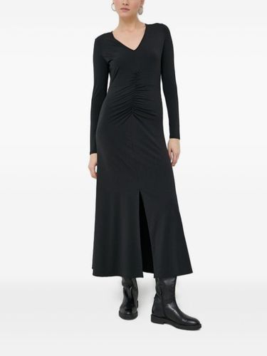 Robe mi-longue à col v - Notes du Nord - Modalova