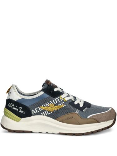 Baskets colour block à logo - Aeronautica Militare - Modalova