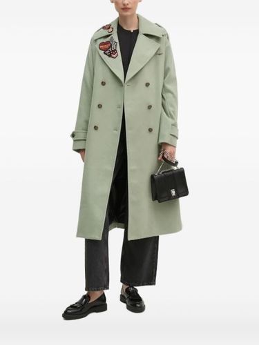 Manteau ceinturé à patchs brodés - Aeronautica Militare - Modalova