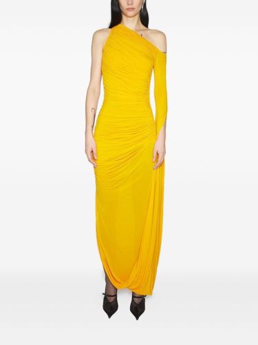 Robe longue drapée à une épaule - Mugler - Modalova