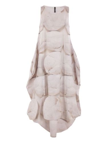 Robe imprimée à design sans manches - Maria Calderara - Modalova