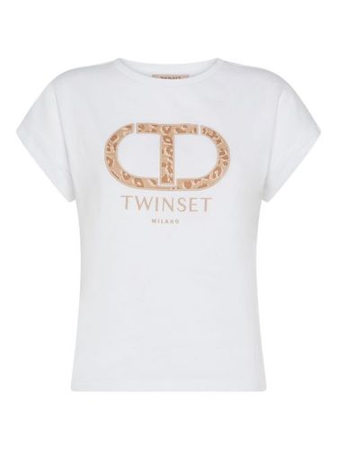 T-shirt à logo imprimé - TWINSET - Modalova