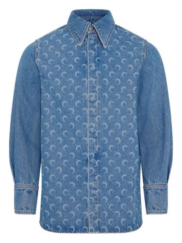 Chemise Moon Laser en jean - Marine Serre - Modalova