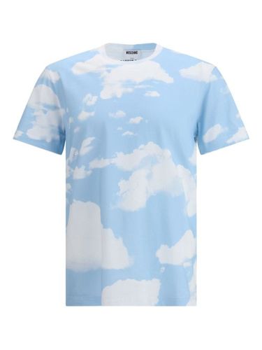 Moschino t-shirt imprimé - Bleu - Moschino - Modalova