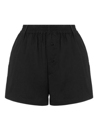 Short en coton à boutonnière - Moschino - Modalova