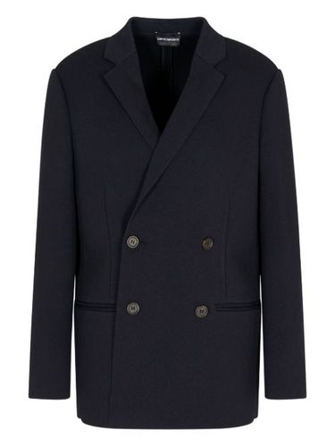 Blazer à boutonnière croisée - Emporio Armani - Modalova