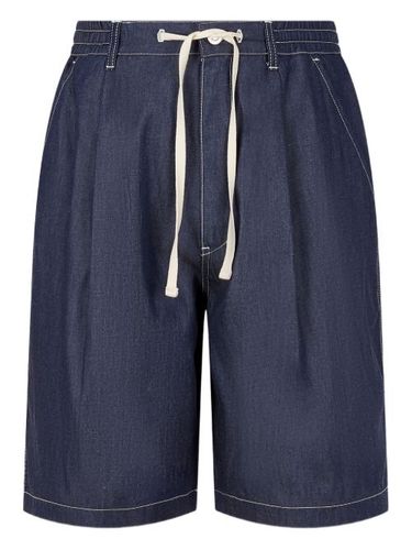 Short plissé en jean - STUDIO TOMBOY - Modalova