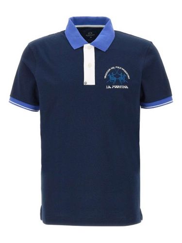 Polo à logo brodé - La Martina - Modalova