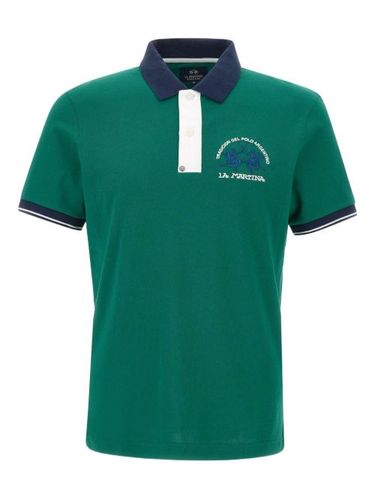 Polo à logo brodé - La Martina - Modalova