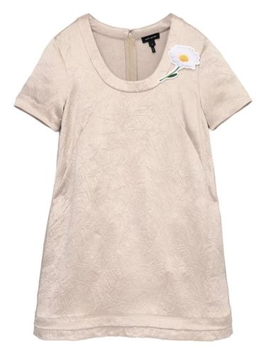 Robe évasée à appliqués fleurs - Marc Jacobs - Modalova