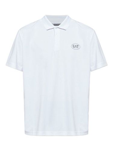 Polo à logo imprimé - Ea7 Emporio Armani - Modalova