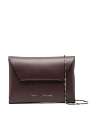 Pochette à design d'enveloppe - Brunello Cucinelli - Modalova