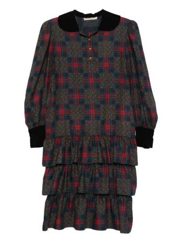 Robe à carreaux (années 1970) - Saint Laurent Pre-Owned - Modalova