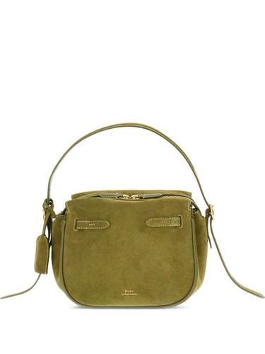 Sac porté épaule Polo ID en daim - Polo Ralph Lauren - Modalova