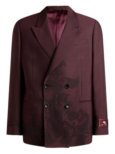 Veste croisée à motif cachemire - ETRO - Modalova